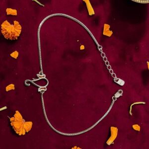 Rajyan jewellers 925 sterling silver ganesha chain rakhi for brother