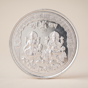 Laxmi Ganesh Silver Coin