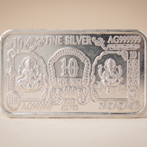 Laxmi Ganesh silver bar