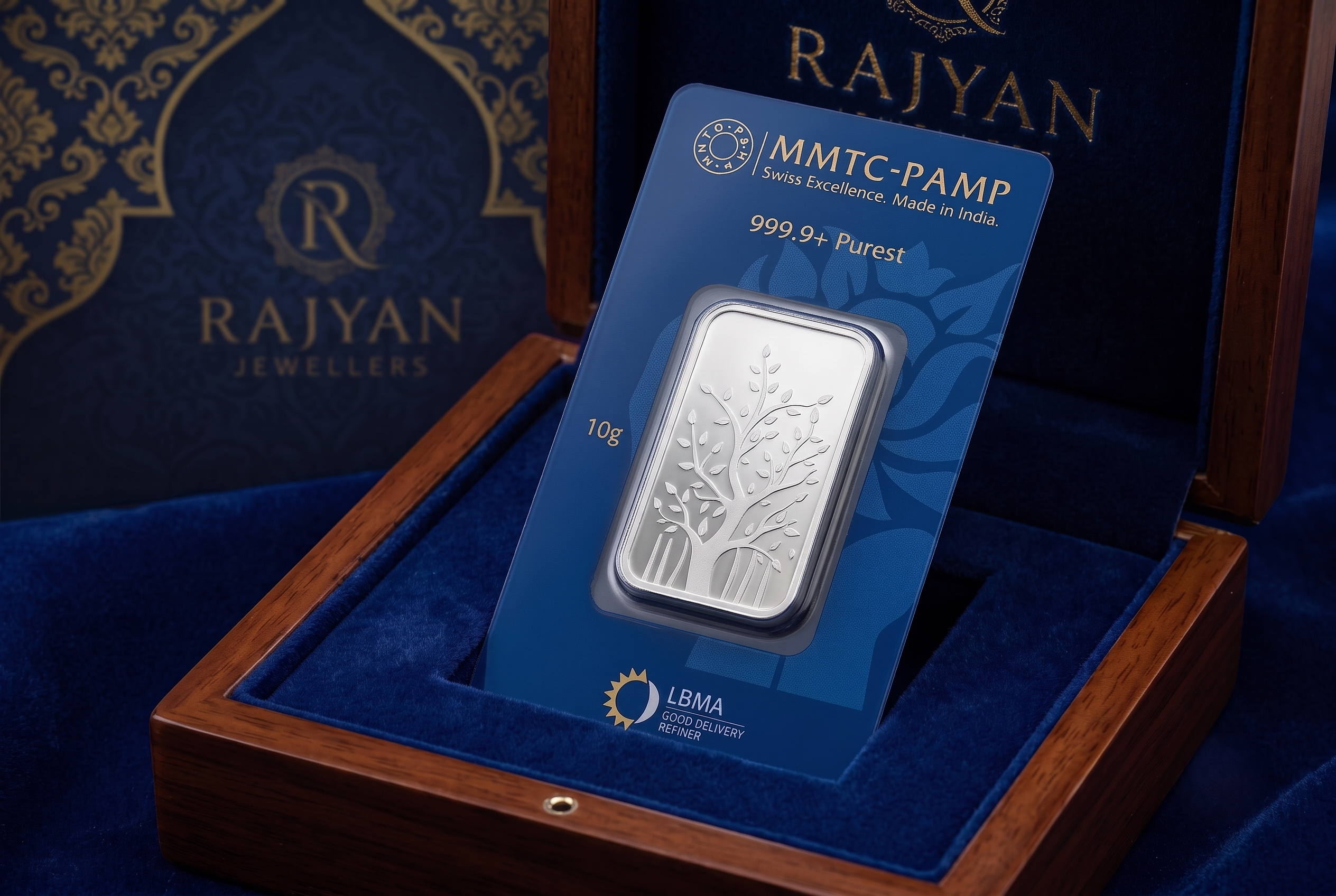 mmtc-fine-silver-bar-10gm MMTC-PAMP 10g 999.9+ pure silver bar