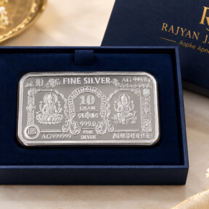 Rectangular silver coin 999 purity